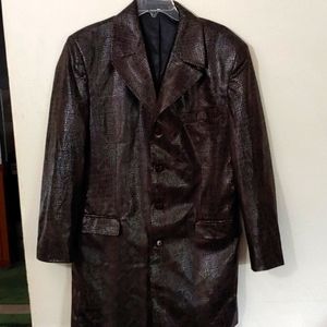 Pronti Women's Size Medium Faux Crocodile Skin Jacket